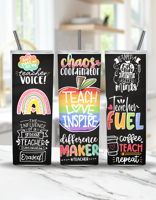 Teacher Affirmations Tumbler