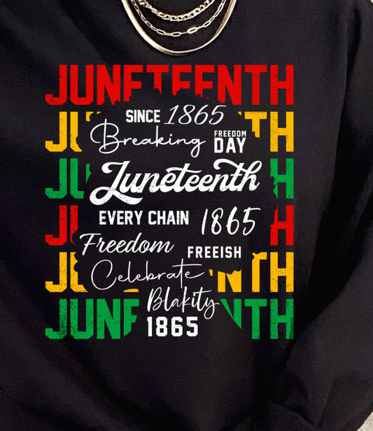 Short Sleeve Juneteeth Since 1865