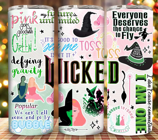 Wicked Multi Saying Tumbler