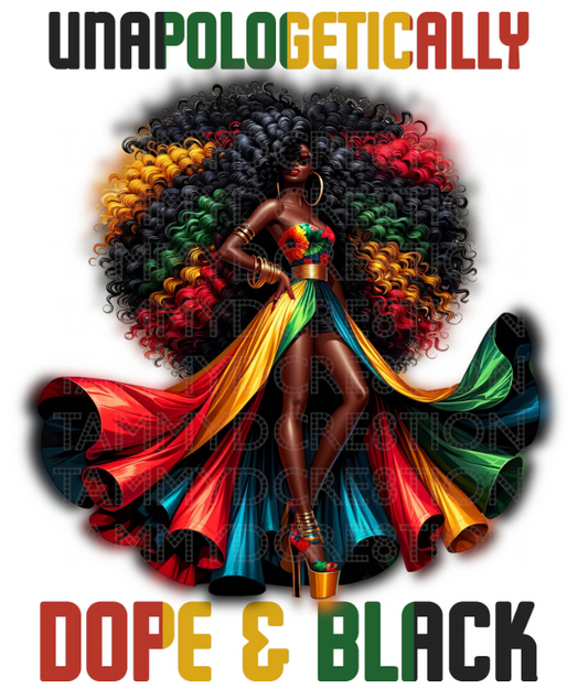 Juneteeth Dope and Black T-Shirt