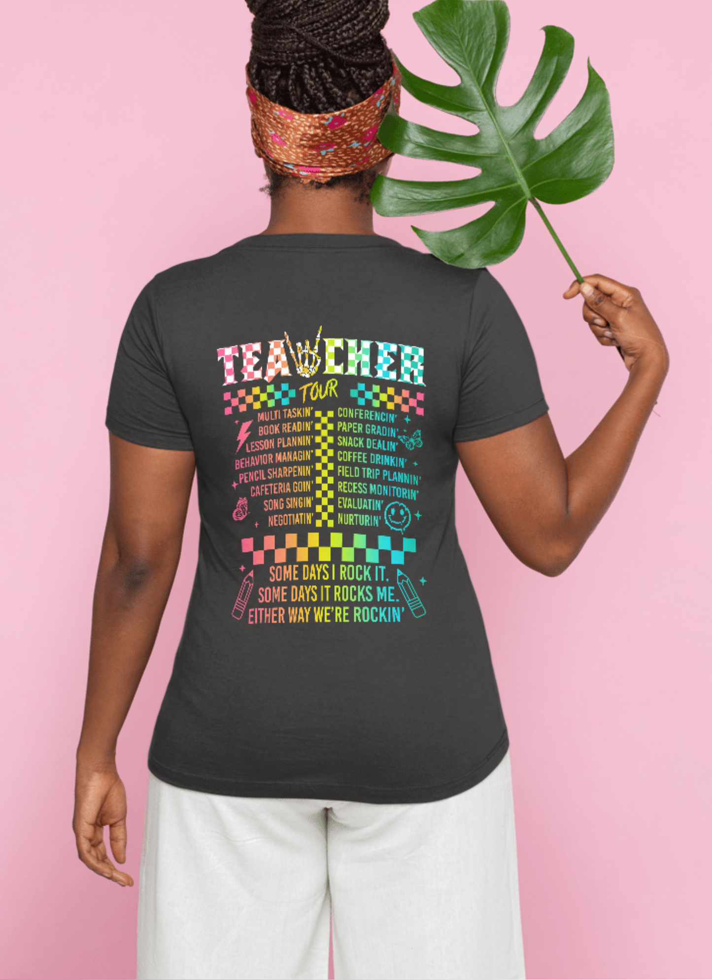 Teacher Tour (Front and Back)  T-Shirt