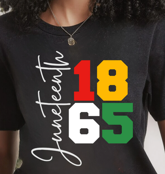 Juneteeth Block Number T-shirt