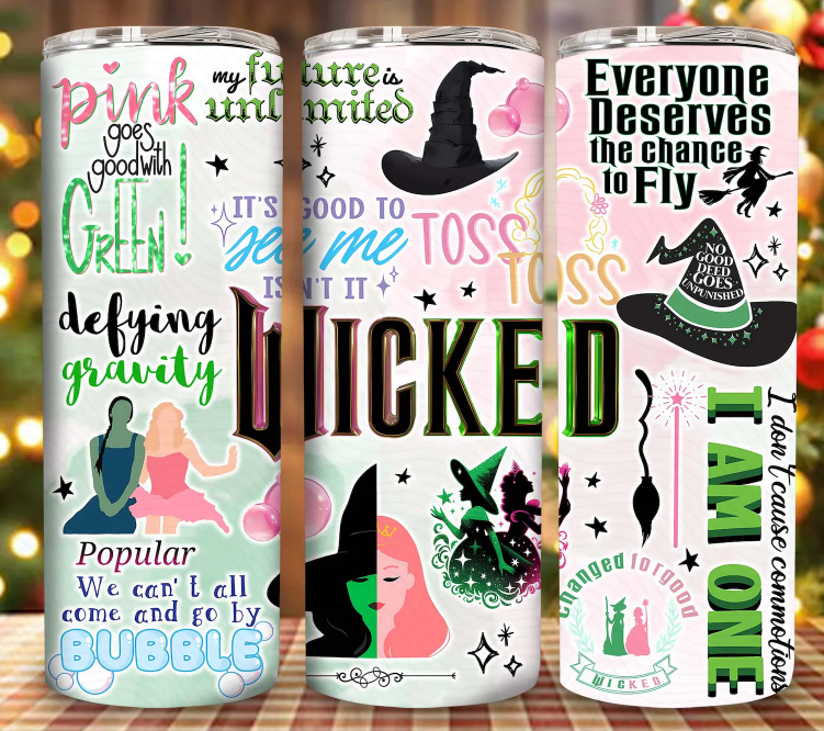 Wicked Multi Saying Tumbler